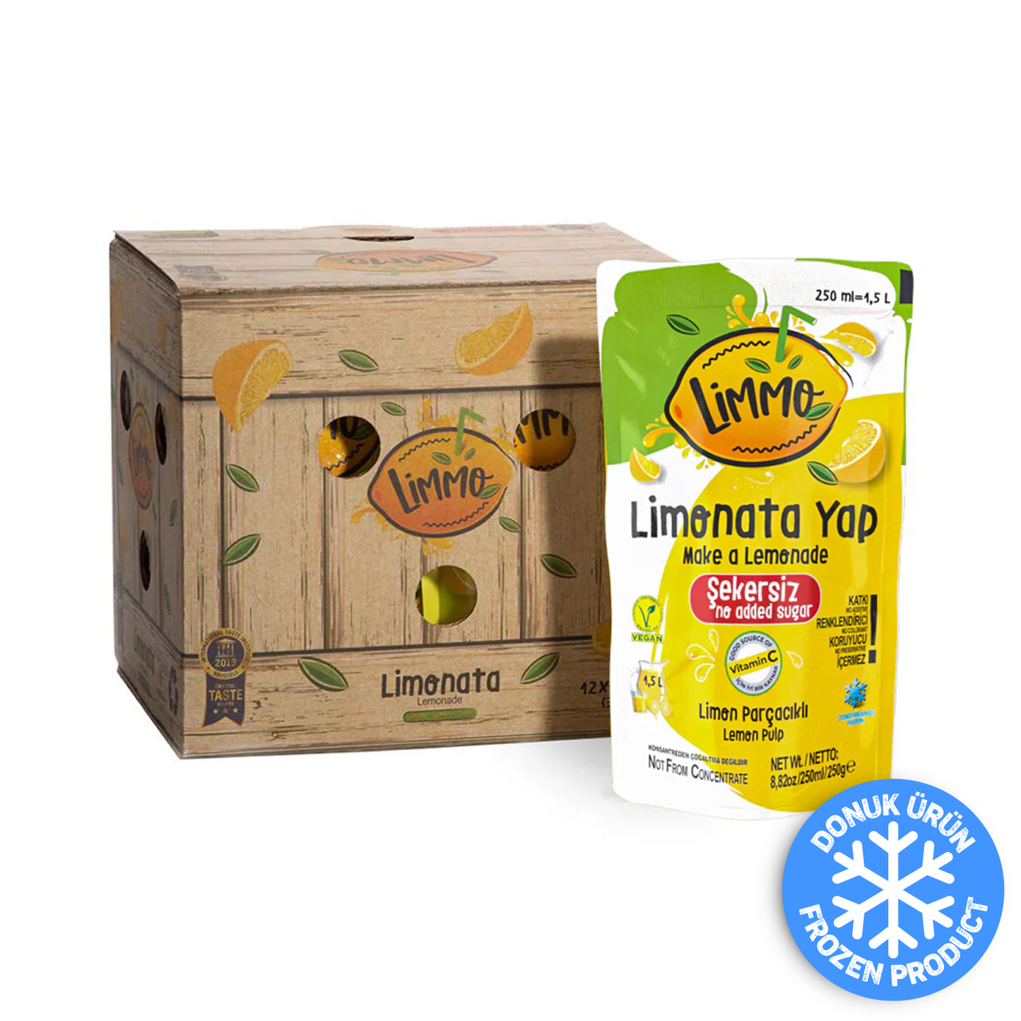 Limmo Şekersiz Limonata 250 ML x 12 (Adet)