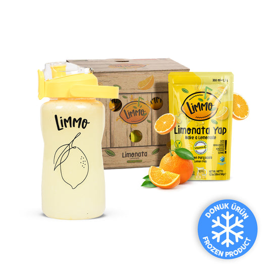 Limmo Limonata Portakallı 300 ML x 12 (Adet) + Limmo Shaker Hediyeli