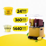 Slush 24.Y Makine + Limmo Limonata Klasik 2 LT x 24 (Adet)