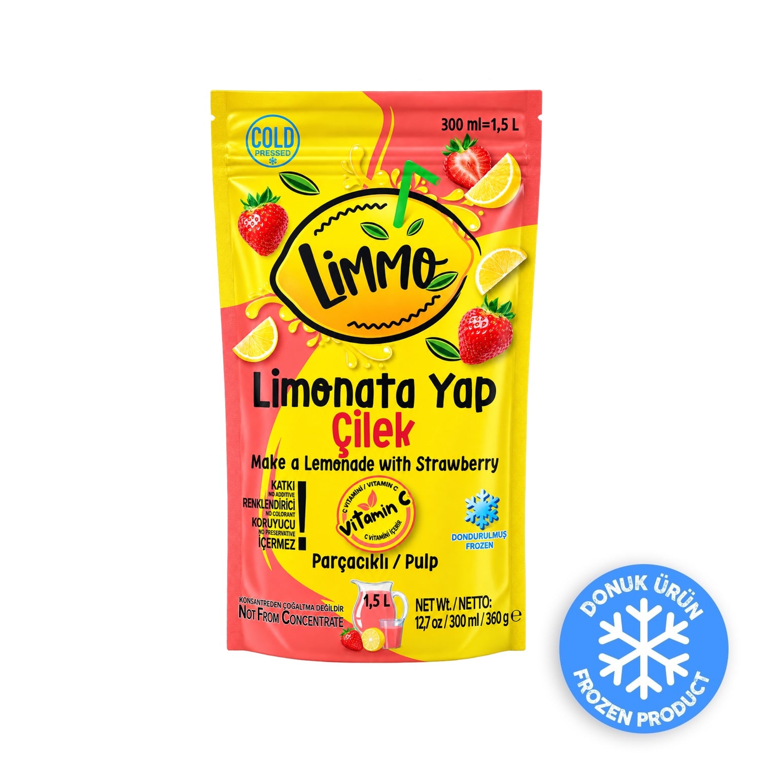 Limmo Çilekli Limonata 300 ML