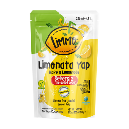 Limmo Şekersiz Limonata 250 ML