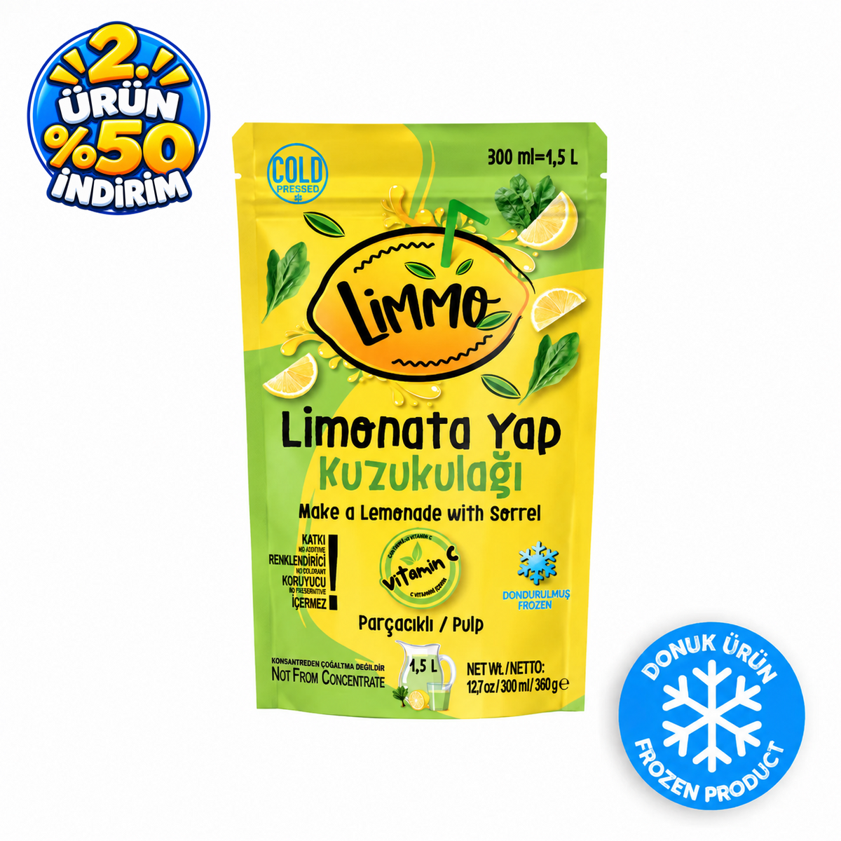 Limmo Kuzukulağı Limonata 300 ML