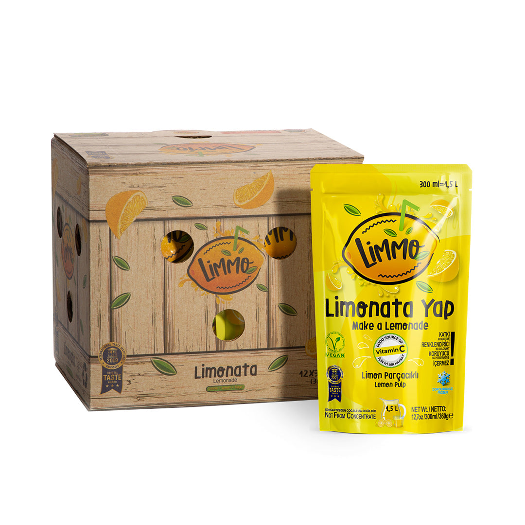 Limmo Limonata Klasik 300 ML x 12 (Adet)